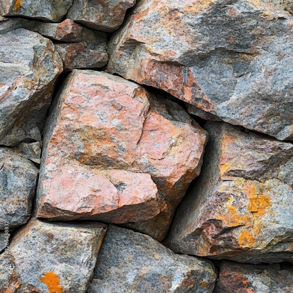 Poster rough stone texture with earthy tones and natural pattern for background use