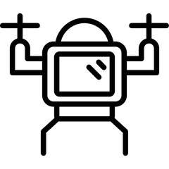 Autonomous Flying Taxis Icon