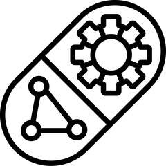 Nanomedicine Delivery Icon