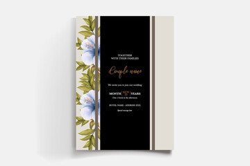 BRIDAL SHOWER FLORAL INVITATION TEMPLATE