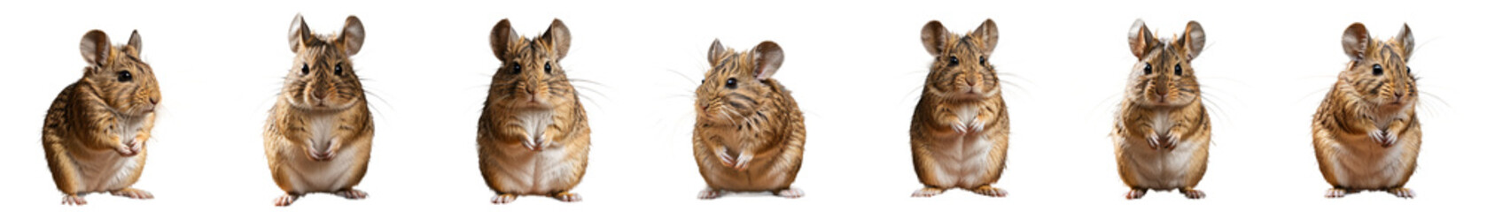 Obraz premium Playful mice showcasing their adorable antics