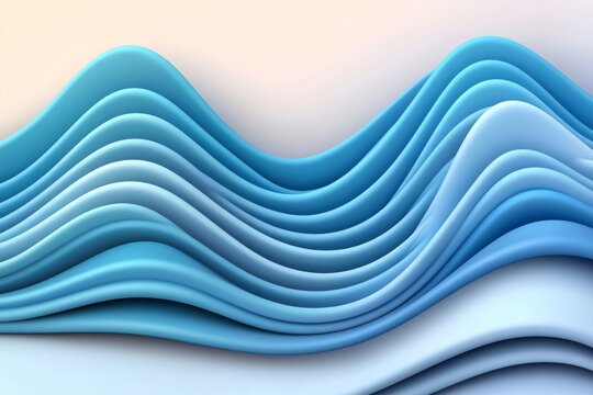 Abstract Digital Background with Blue Binary Code and Glowing Light Streaks