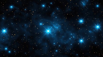 Fototapeta premium A mesmerizing view of the cosmos filled with countless stars and vibrant cosmic clouds, showcasing the beauty of the universe and the mysteries it holds for curious minds.