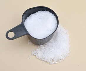 Sodium hydroxide, also known as lye and caustic soda.