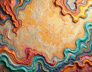 Textured abstract background canvas with swirling colors and organic shapes , swirly colors, abstract, splattered paint