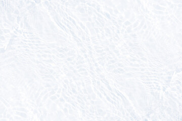 White water with ripples on the surface. Defocus blurred transparent white colored clear calm water...