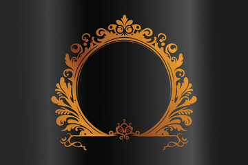 frame in luxury vintage style