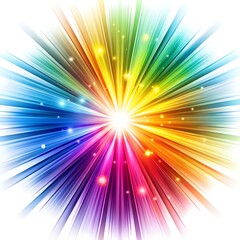 Fototapeta premium abstract background with rainbow