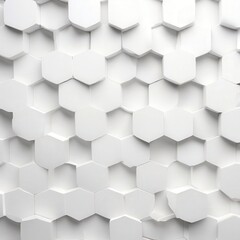 Fototapeta premium the AI Image Generator, Modern Abstract 3D Hexagon Pattern With Monochromatic