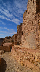 Ksar Chenini,governatorato di Tataouine, Tunisia, resti del tipico villaggio fortificato Berbero...