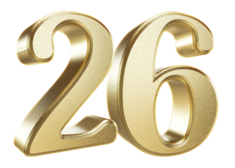 3D Golden Number 26