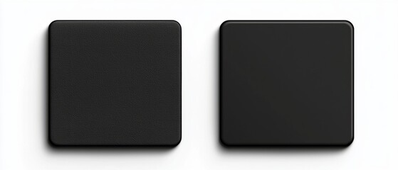 The black square is a close up of a black object