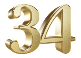 3D Golden Number 34