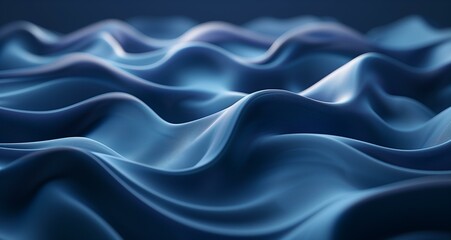 Obraz premium Abstract Blue Wave Texture, Elegant and Modern Design