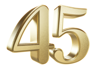 3D Golden Number 45