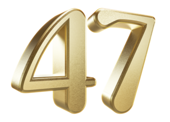 3D Golden Number 47