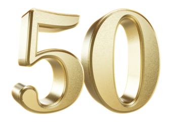 3D Golden Number 50