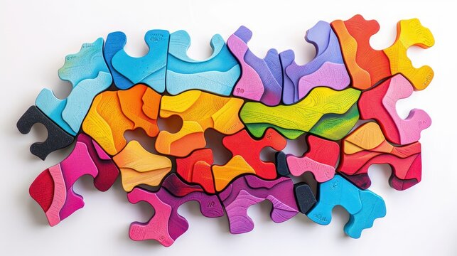 A collection of brightly colored geometric toys designed to encourage learning, creativity, and fun in children. These toys promote cognitive development through play and are ideal for educational and