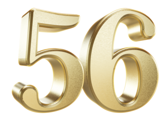 3D Golden Number 56