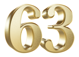 3D Golden Number 63