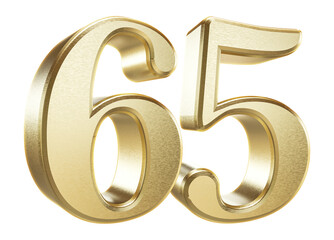 3D Golden Number 65