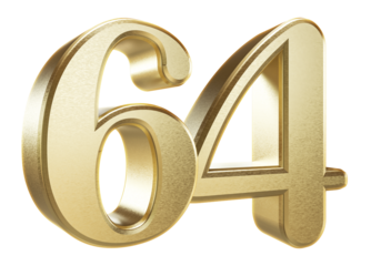 3D Golden Number 64