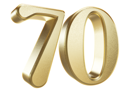 3D Golden Number 70