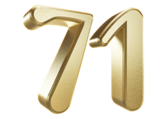 3D Golden Number 71