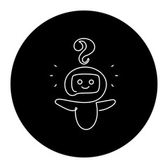 Curious Character with Question Mark – Inquiry, Learning, and Problem-Solving