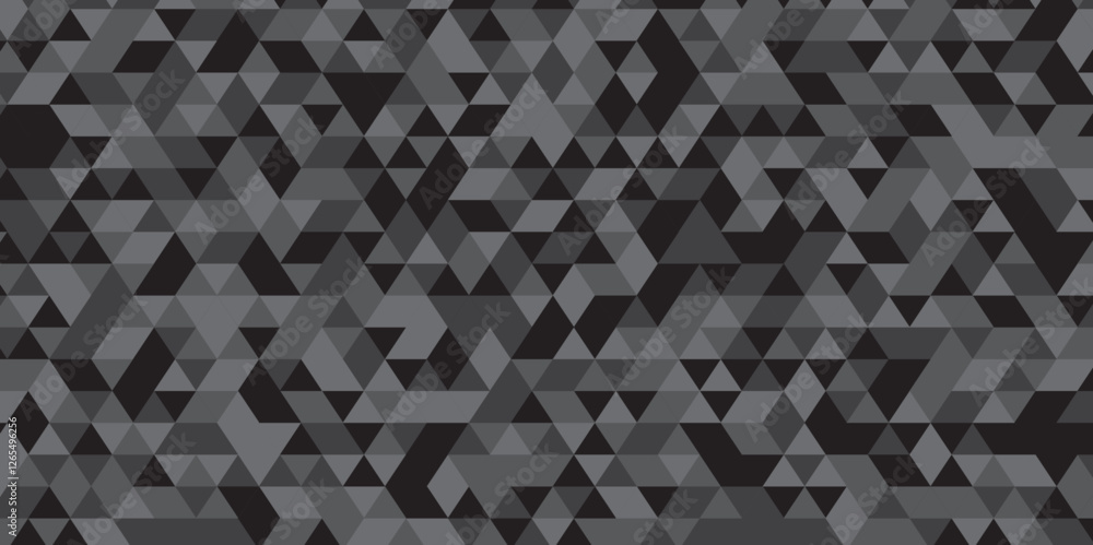 Aufkleber seamless geometric pattern square shapes low polygon backdrop background. abstract geometric wall ti