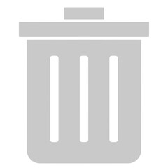 gray delete icon