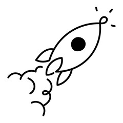 Rocket Launching Upward – Startup Growth, Business Success, and Innovation