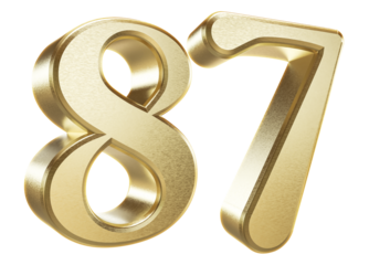 3D Golden Number 87