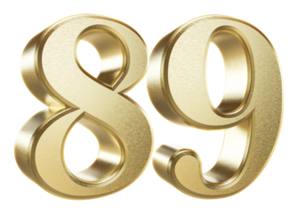 3D Golden Number 89