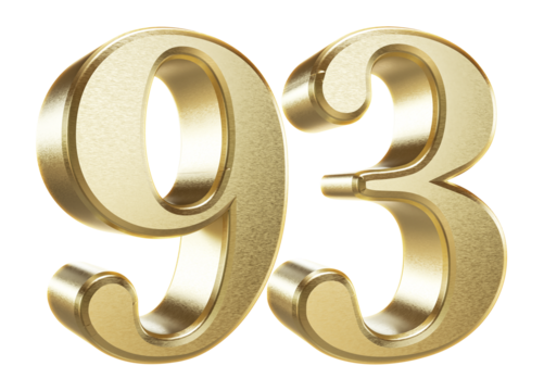3D Golden Number 93