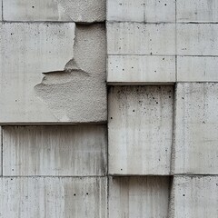 Close up of concrete blocks creating a textured surface