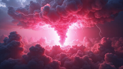 dramatic sky with dramatic clouds