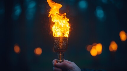 Glowing Torch of Mentorship Passing the Baton of Leadership and Cultivation of Future Talent