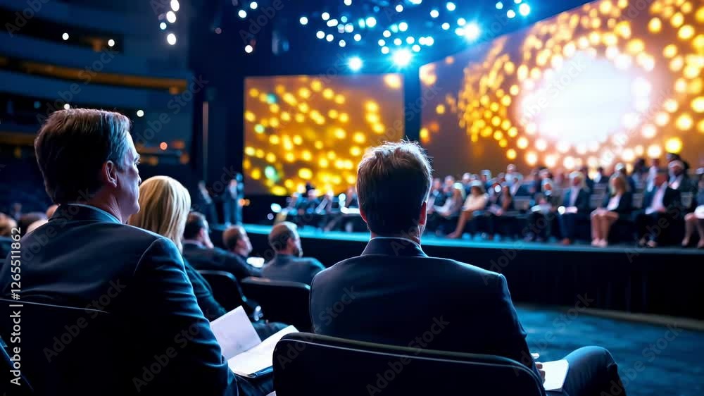 Aufkleber tech and finance professionals gather for a dynamic event focused on innovations and networking oppo