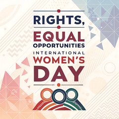 Fototapeta premium International Women's Day, Poster, Women's Day, International Women's Day Poster, Happy International Women's Day, International Women's Day Banner,