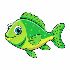 cartoon fish vector illustration