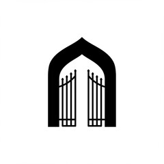 Ramadan Event Silhouette Vector Art Illustration Design