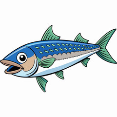 fish on a white background