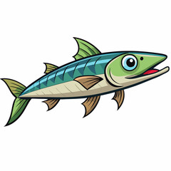 fish on a white background