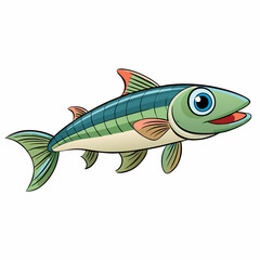 fish on a white background