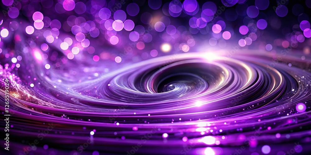 Poster abstract purple swirl background: dynamic motion ripple flow transition