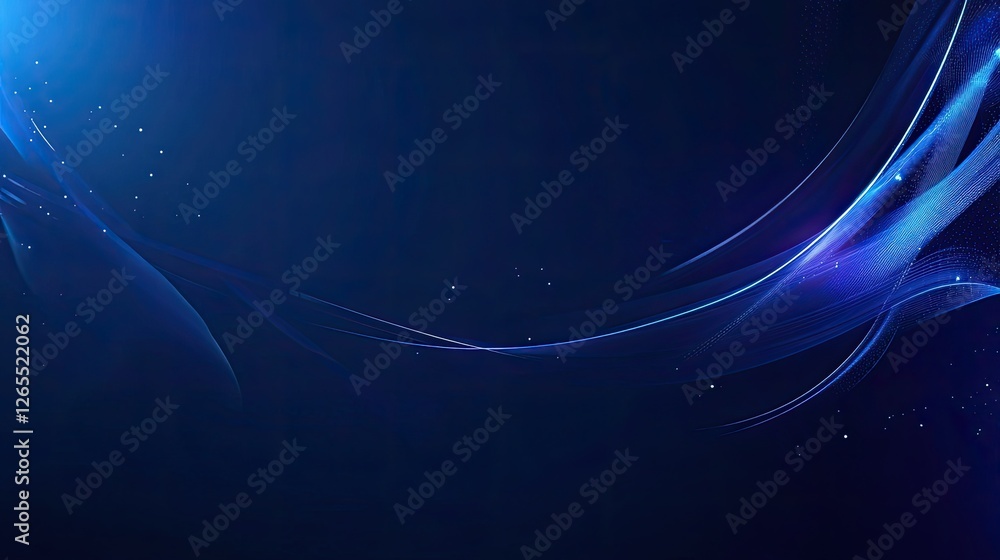 Poster a deep blue ai-driven background with interconnected glowing neurons.