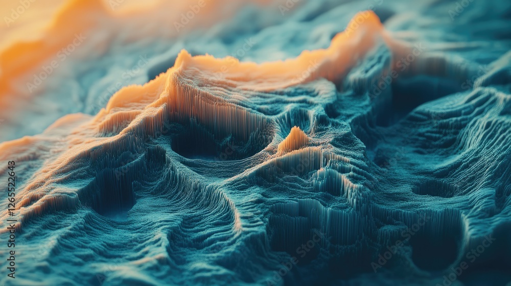Poster a digital waves background with abstract motion and smooth lighting.