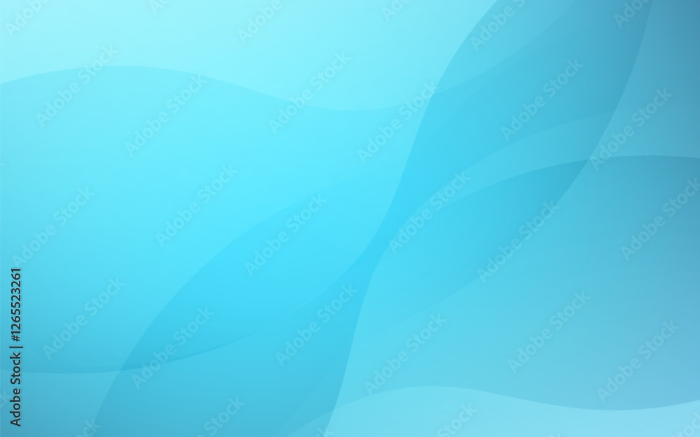 Poster abstract blue wave background design smooth curve gradient