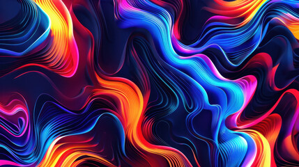 abstract colorful wave pattern background